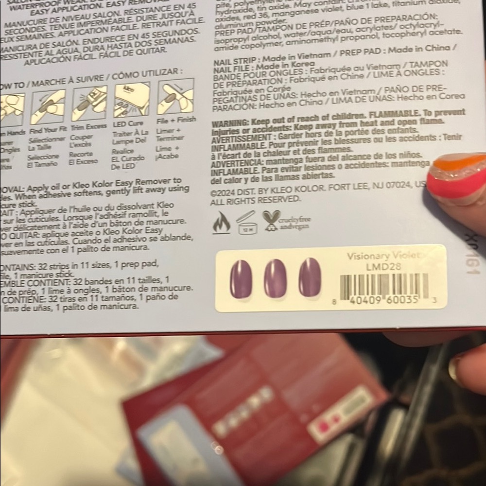 Visionary Violet Press-On Nails